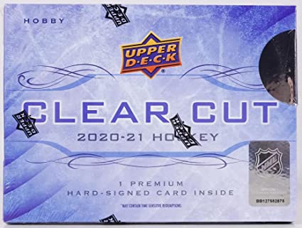2020-21 UPPER DECK CLEAR CUT HOCKEY HOBBY BOX