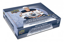 Load image into Gallery viewer, 2021-22 UPPER DECK CREDENTIALS HOCKEY HOBBY BOX
