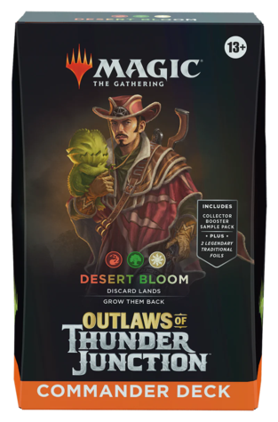 Magic: The Gathering - Outlaws Of Thunder Junction Commander Deck - Desert Bloom