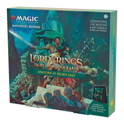 Magic: The Gathering - The Lord of the Rings: Tales of Middle-earth Holiday Scene Box - Aragorn at Helm's Deep