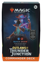 Load image into Gallery viewer, Magic: The Gathering - Outlaws Of Thunder Junction Commander Deck - Quick Draw
