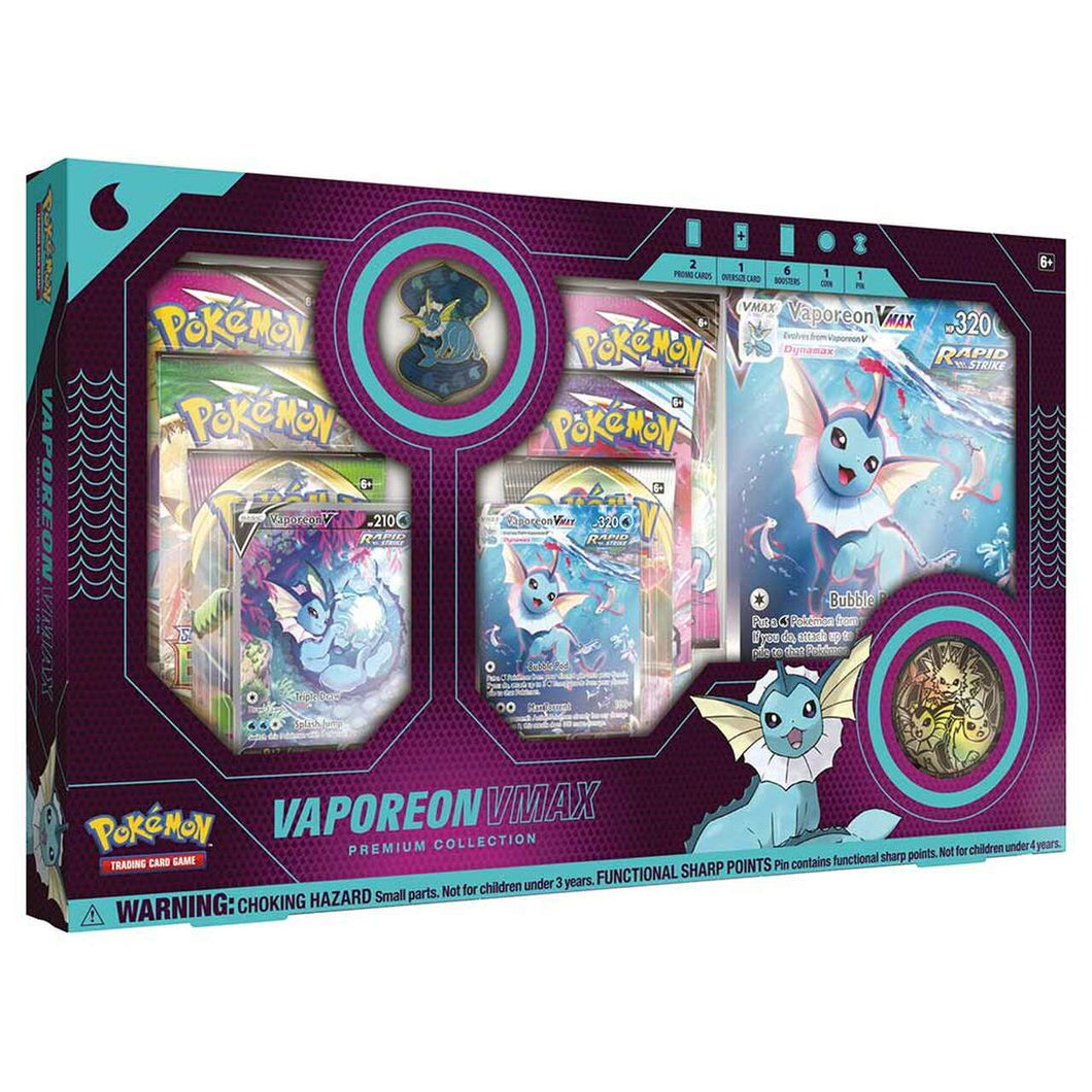 Pokémon TCG: Vaporeon VMAX Premium Collection